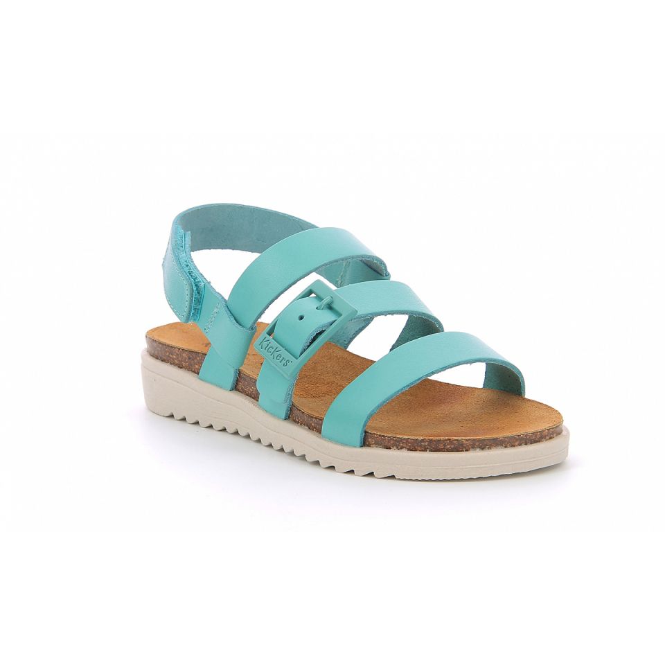 Kickers Alana kid Sandaler Tjej Ljusblå | 96103-EZVS