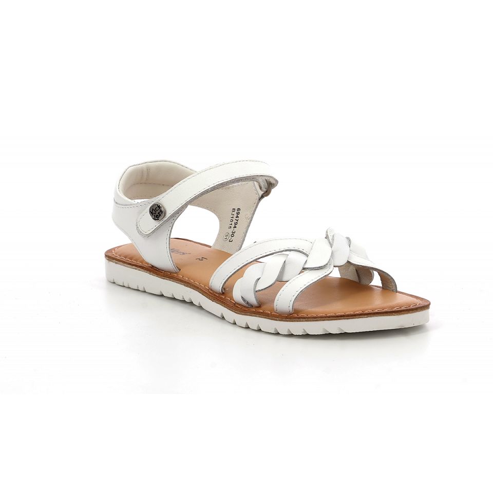 Kickers Betty Sandaler Tjej Vita | 29471-ZPGM