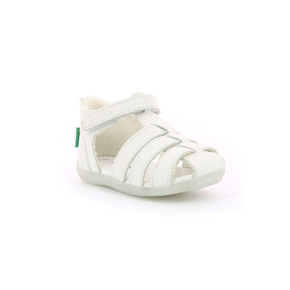 Kickers Bigflo-2 Sandaler Pojke Vita | 78230-UPBL