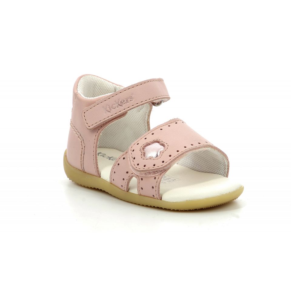 Kickers Bigkratch Sandaler Tjej Ljusrosa | 62153-LDGZ