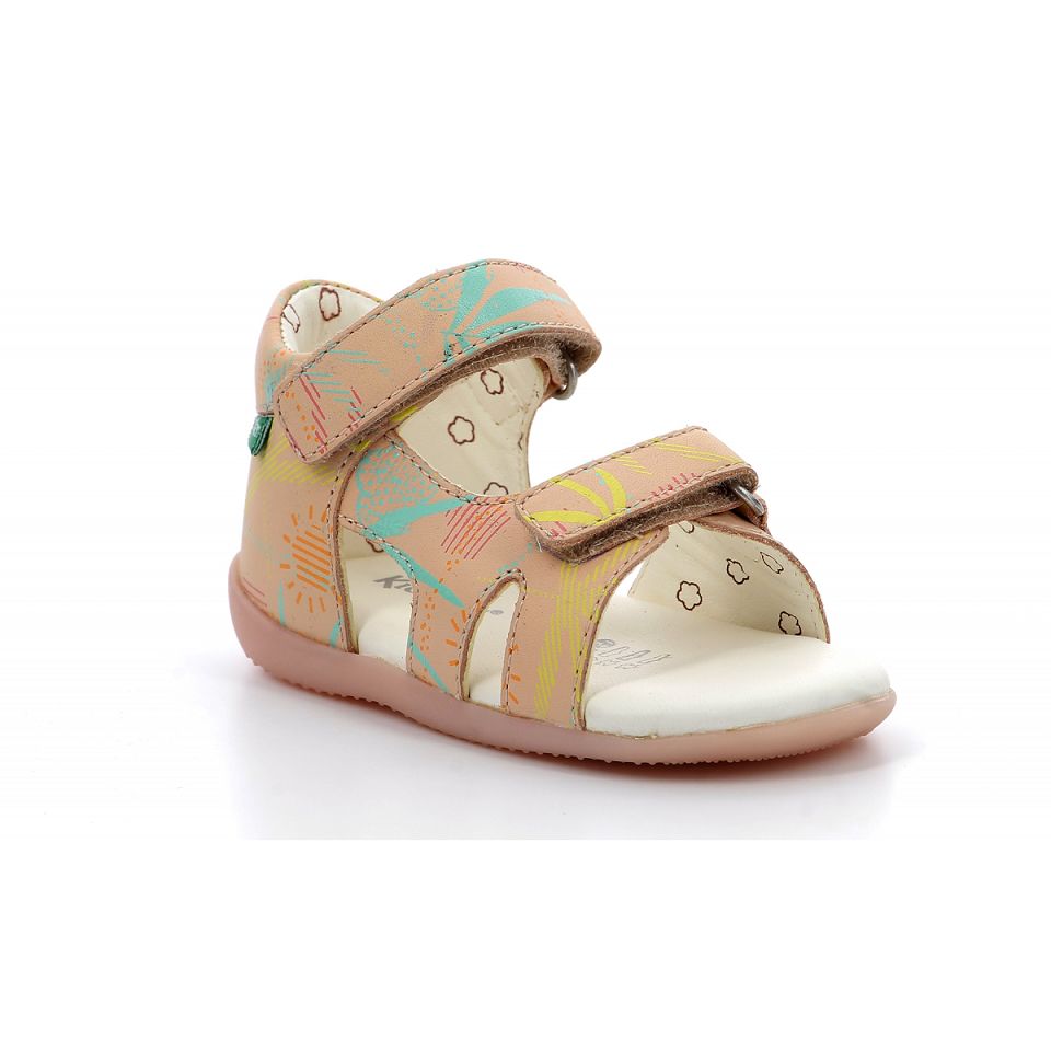 Kickers Binsia-2 Sandaler Tjej Rosa | 84125-ZOUA