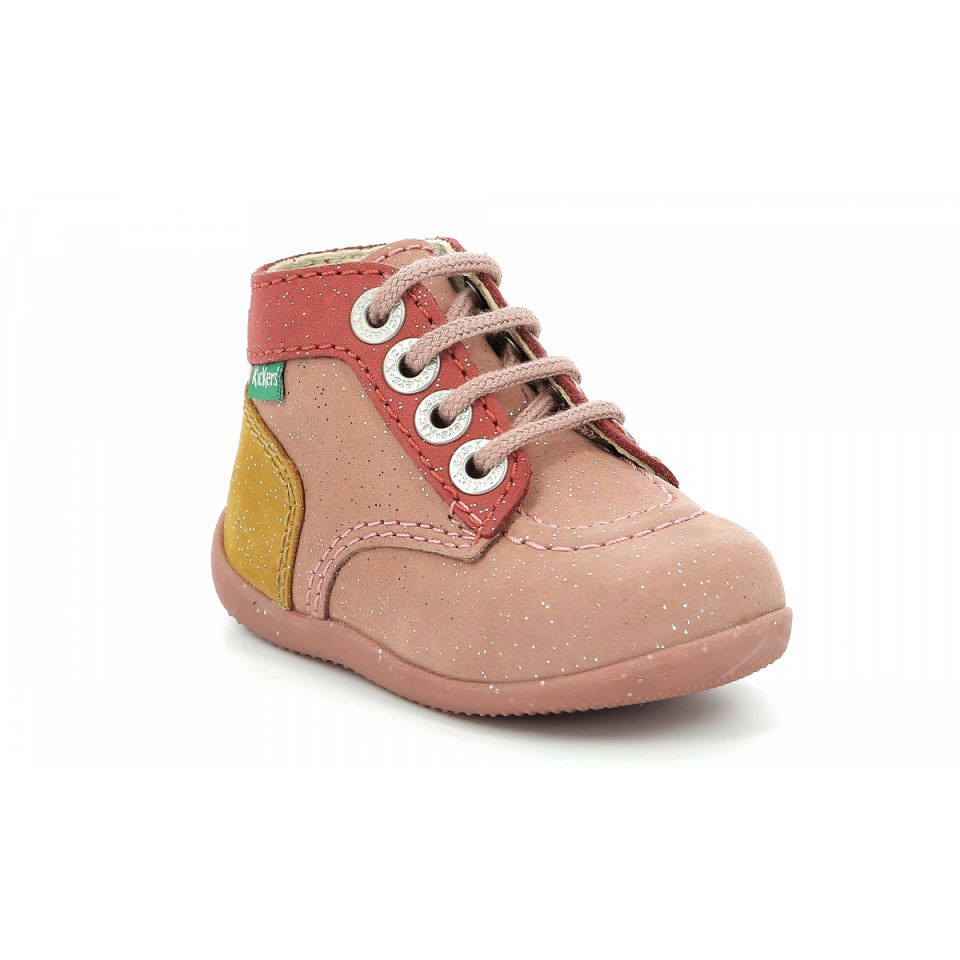 Kickers Bonbon-2 Stövlar Tjej Rosa Röda | 05318-IKJX