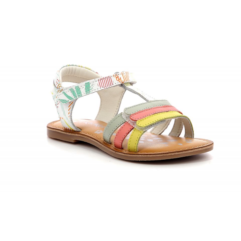 Kickers Diamanto Sandaler Tjej Vita | 50812-CRDI