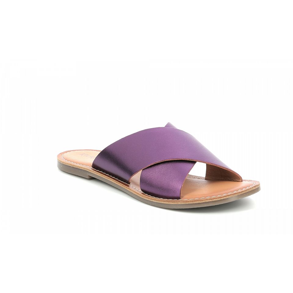 Kickers Diaz-2 Sandaler Dam Lila Metal | 23815-QPVU