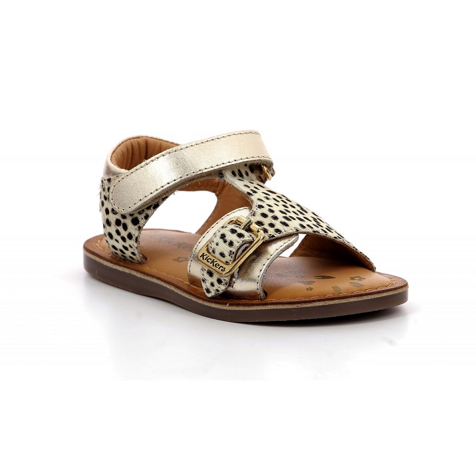 Kickers Diazz Sandaler Tjej Or Pony | 87592-ICFW