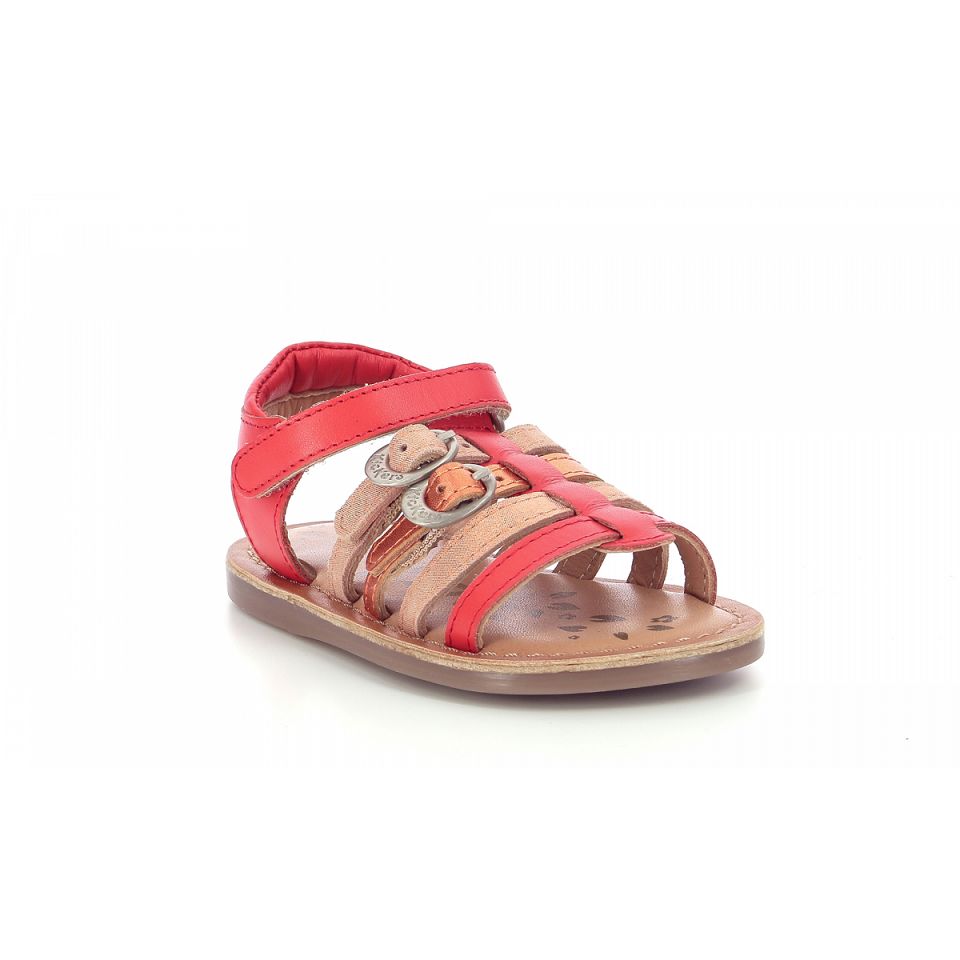 Kickers Diveta Sandaler Tjej Orange Metal | 34762-XUHF