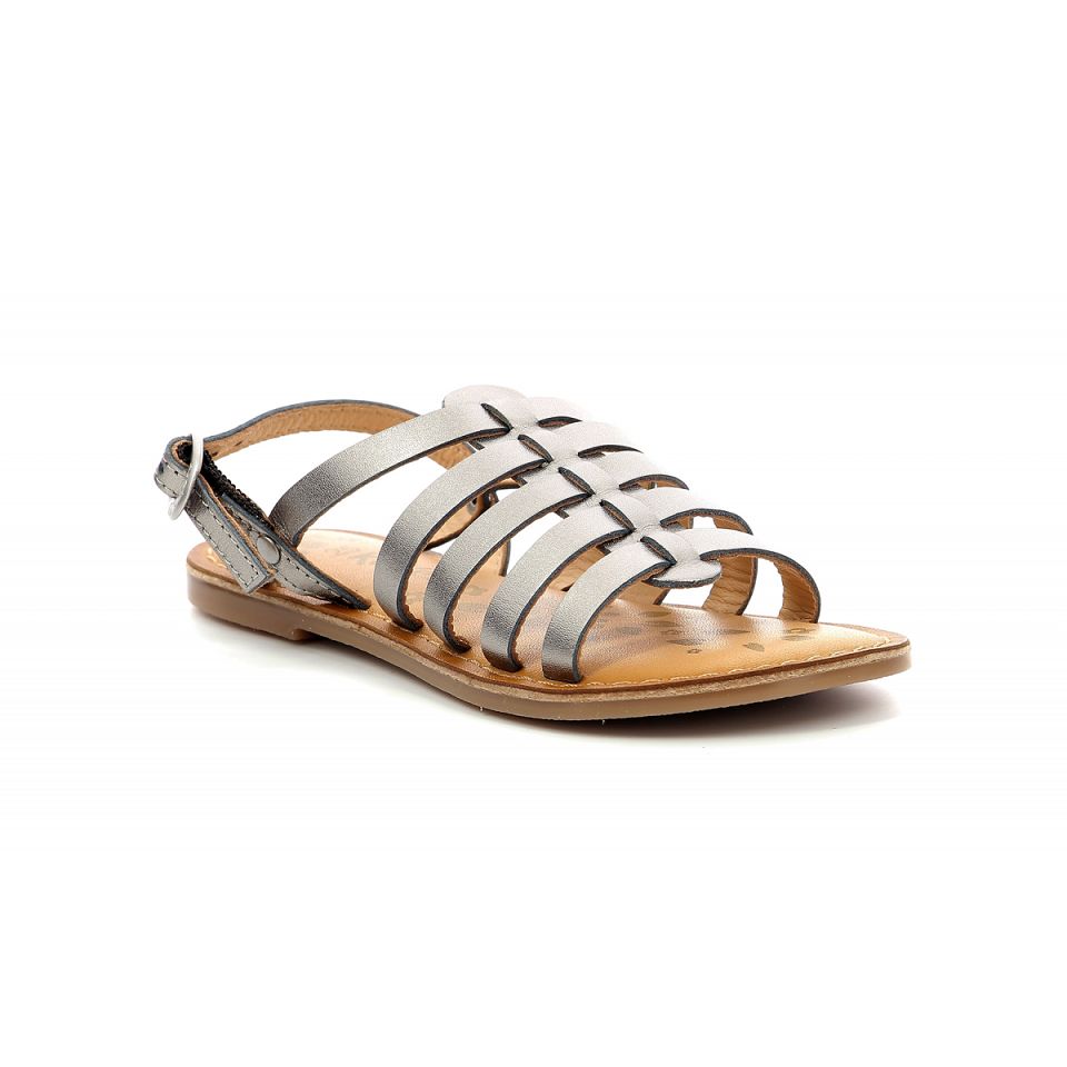 Kickers Dixon Sandaler Tjej Silver | 82675-BQWH