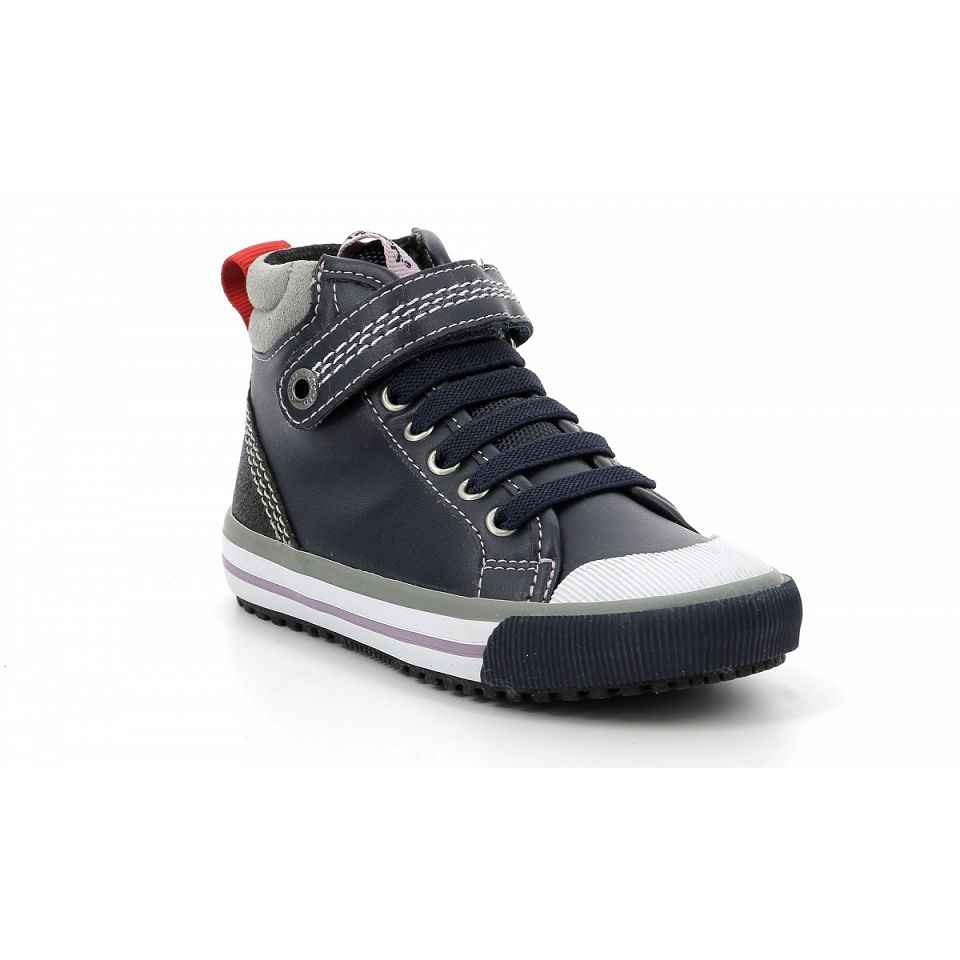 Kickers Geckira hi Sneakers Tjej Marinblå | 09263-DYKZ