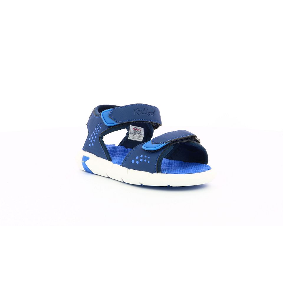 Kickers Jumangap Sandaler Pojke Blå | 07235-NHMP
