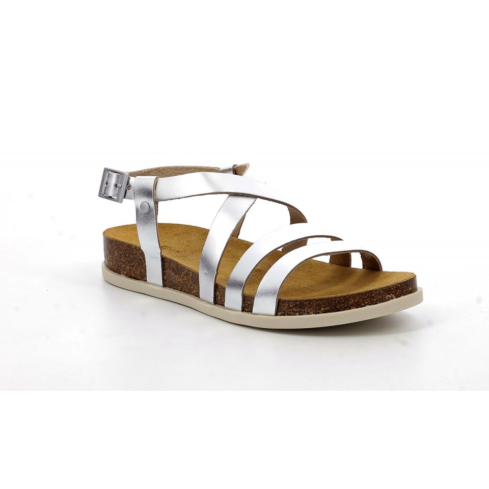Kickers Kick alice Sandaler Dam Silver | 58723-EOUD