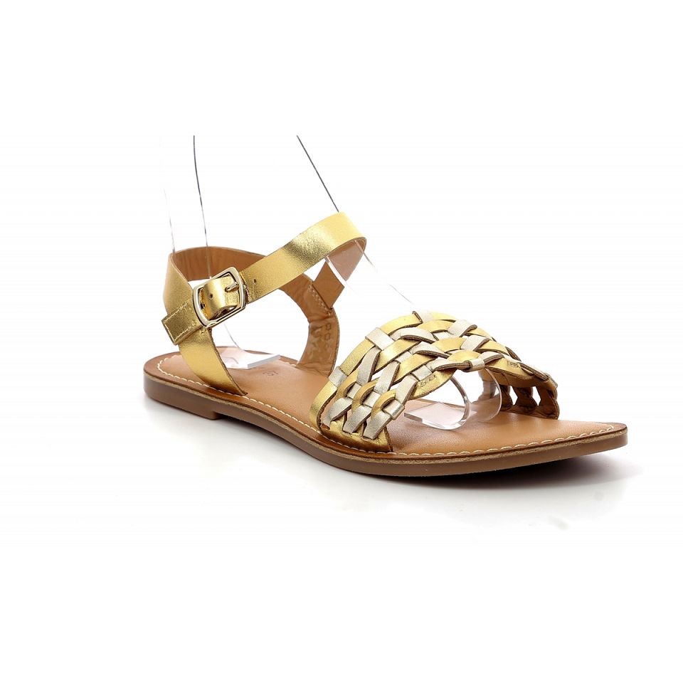 Kickers Kick dash Sandaler Dam Guld | 67043-YCSF