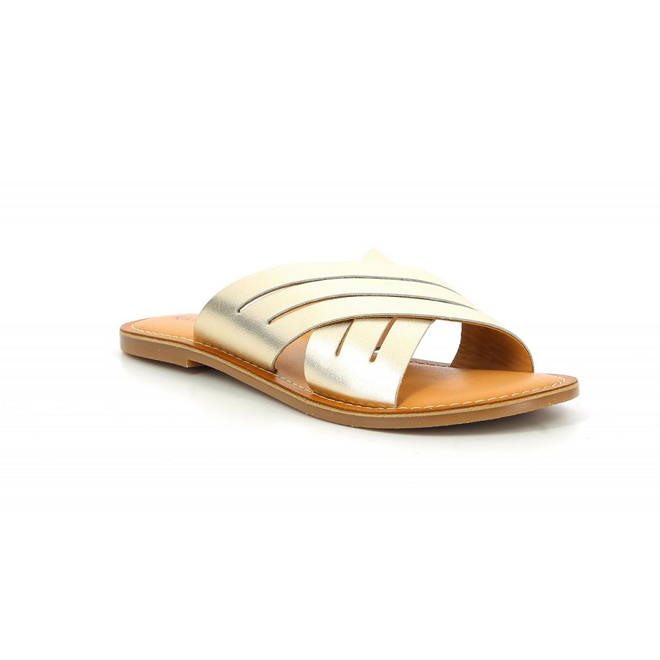 Kickers Kick day Sandaler Dam Guld | 25634-TUHM