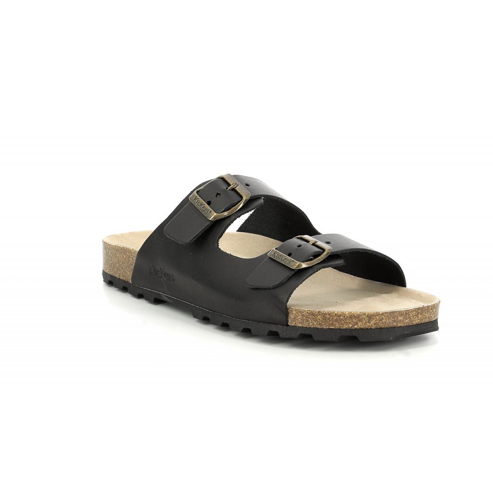 Kickers Kick elk Sandaler Herr Svarta | 70459-ORPK