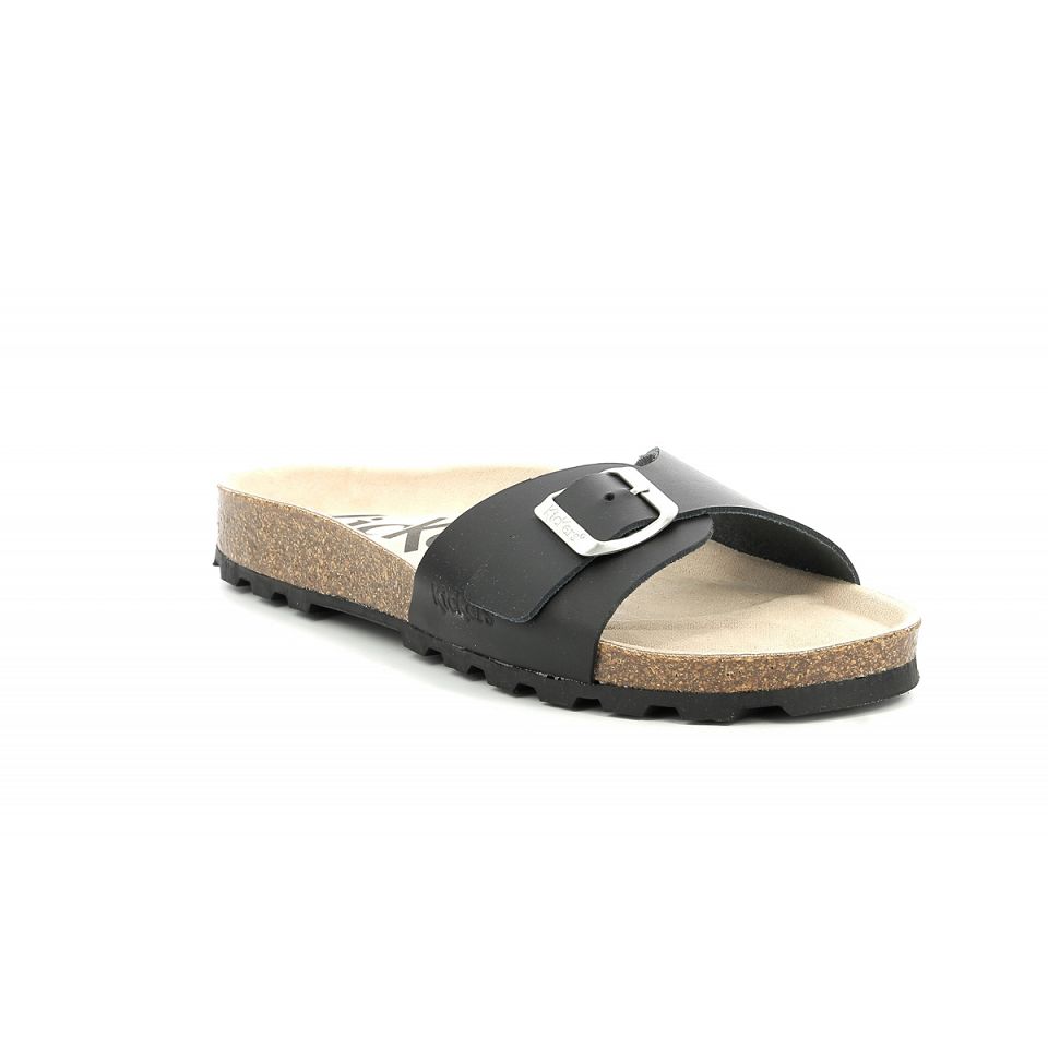 Kickers Kick eyra Sandaler Dam Svarta | 83451-UQIT