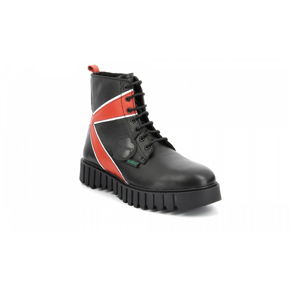 Kickers Kick fabulous Stövlar Herr Black/red | 92853-SGMH