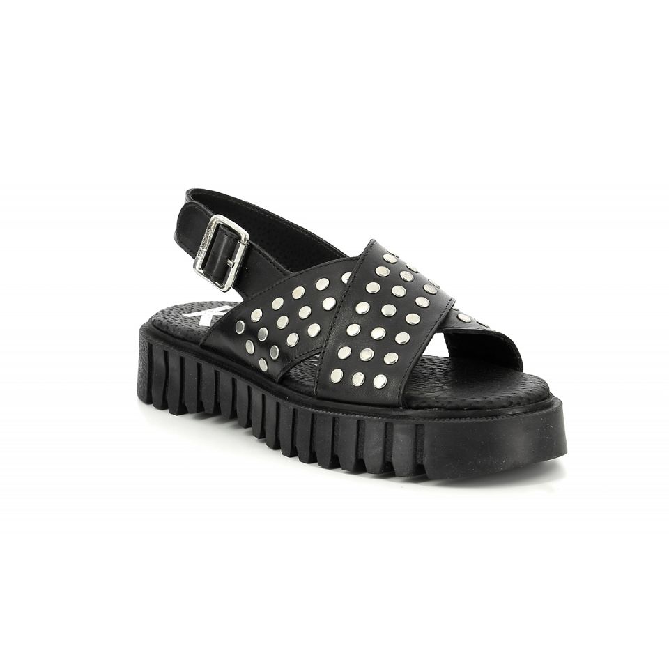 Kickers Kick fact Sandaler Dam Svarta | 06785-LPEQ