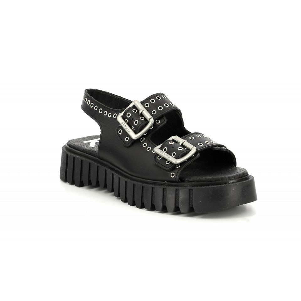 Kickers Kick falk Sandaler Dam Svarta | 48690-TLVO