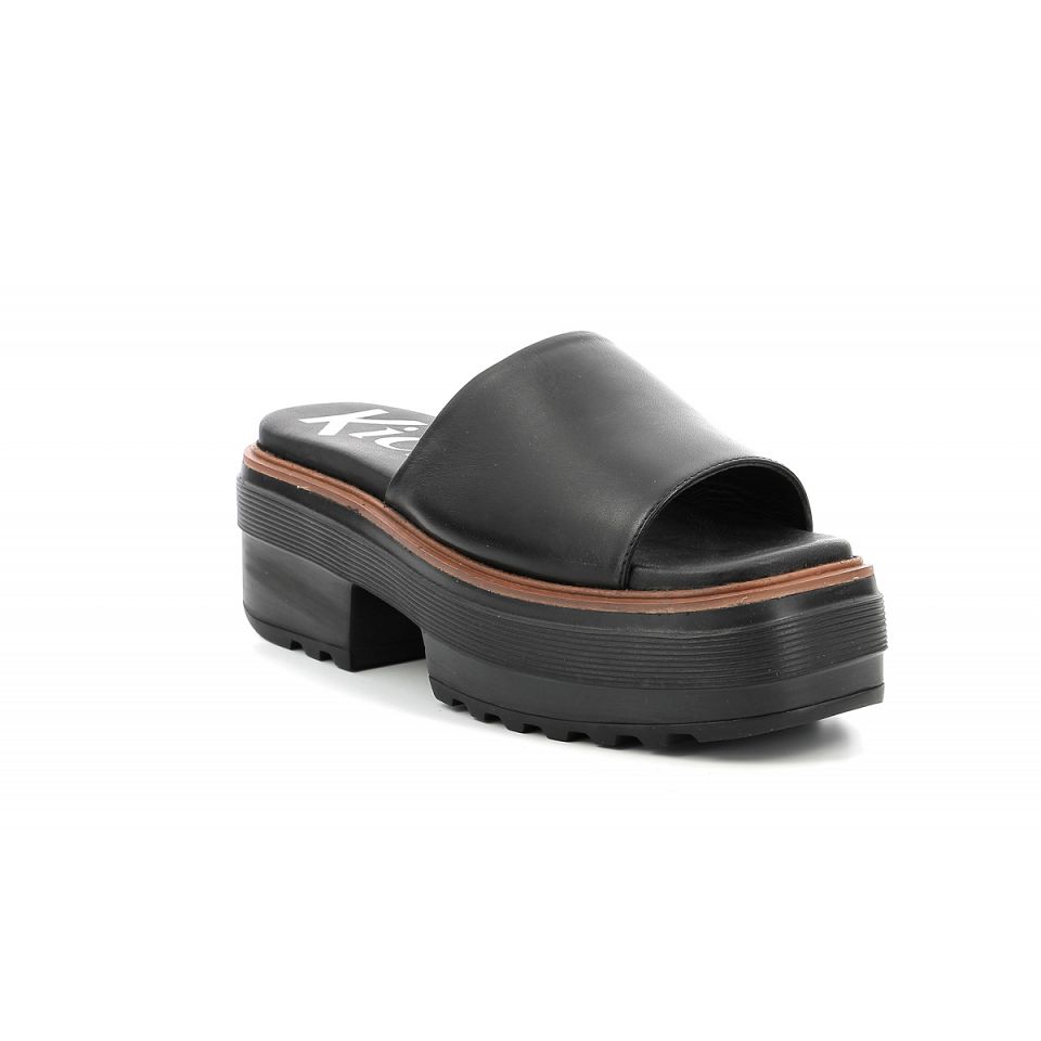 Kickers Kick hela Sandaler Dam Svarta | 53610-DLNJ