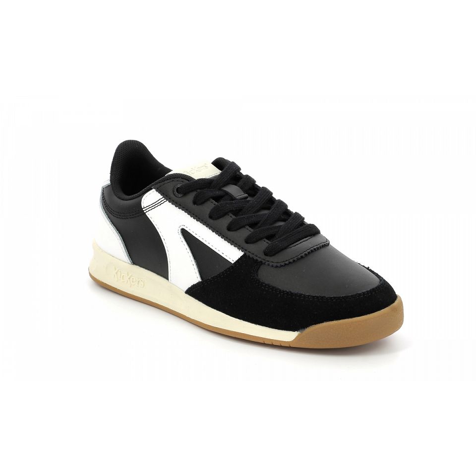 Kickers Kick krack Sneakers Dam Black/White | 52038-POAI