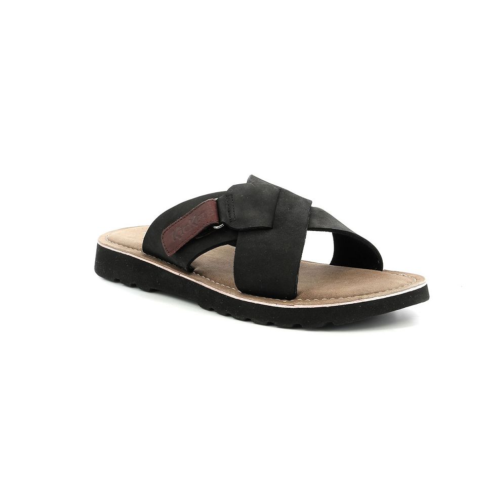 Kickers Kick nostra Sandaler Herr Svarta | 58490-DPZY