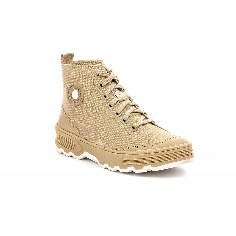 Kickers Kick way Sneakers Dam Ljusbeige | 26497-UJQI