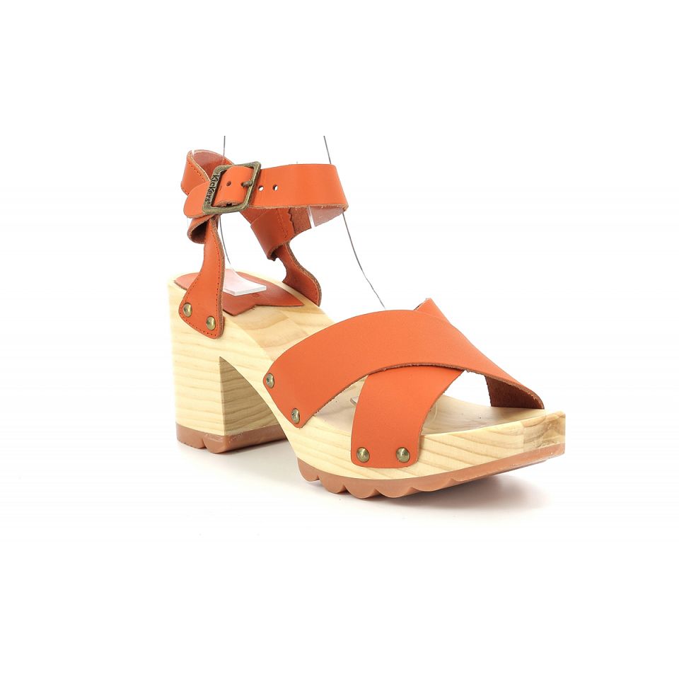 Kickers Kick wise Sandaler Dam Orange | 24158-RQMY