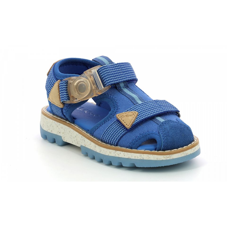 Kickers Kickclic Sandaler Pojke Blå | 20749-XWON