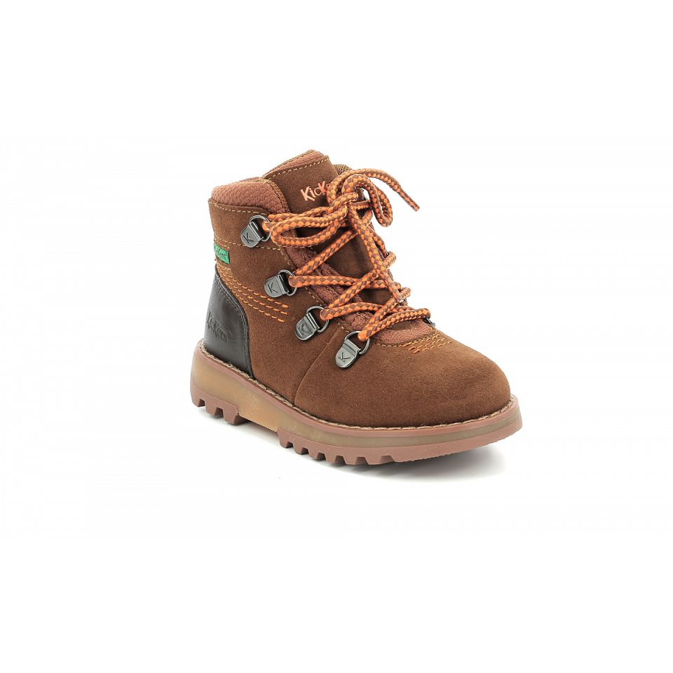 Kickers Kicknature Stövlar Tjej Bruna Orange | 35729-FVDC