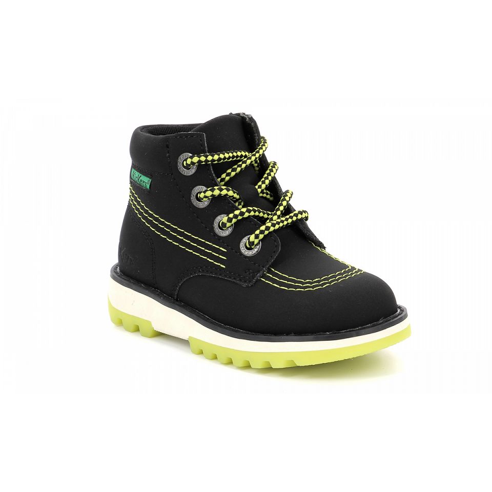 Kickers Kickrally20 Sneakers Pojke Svarta | 24375-BMEK