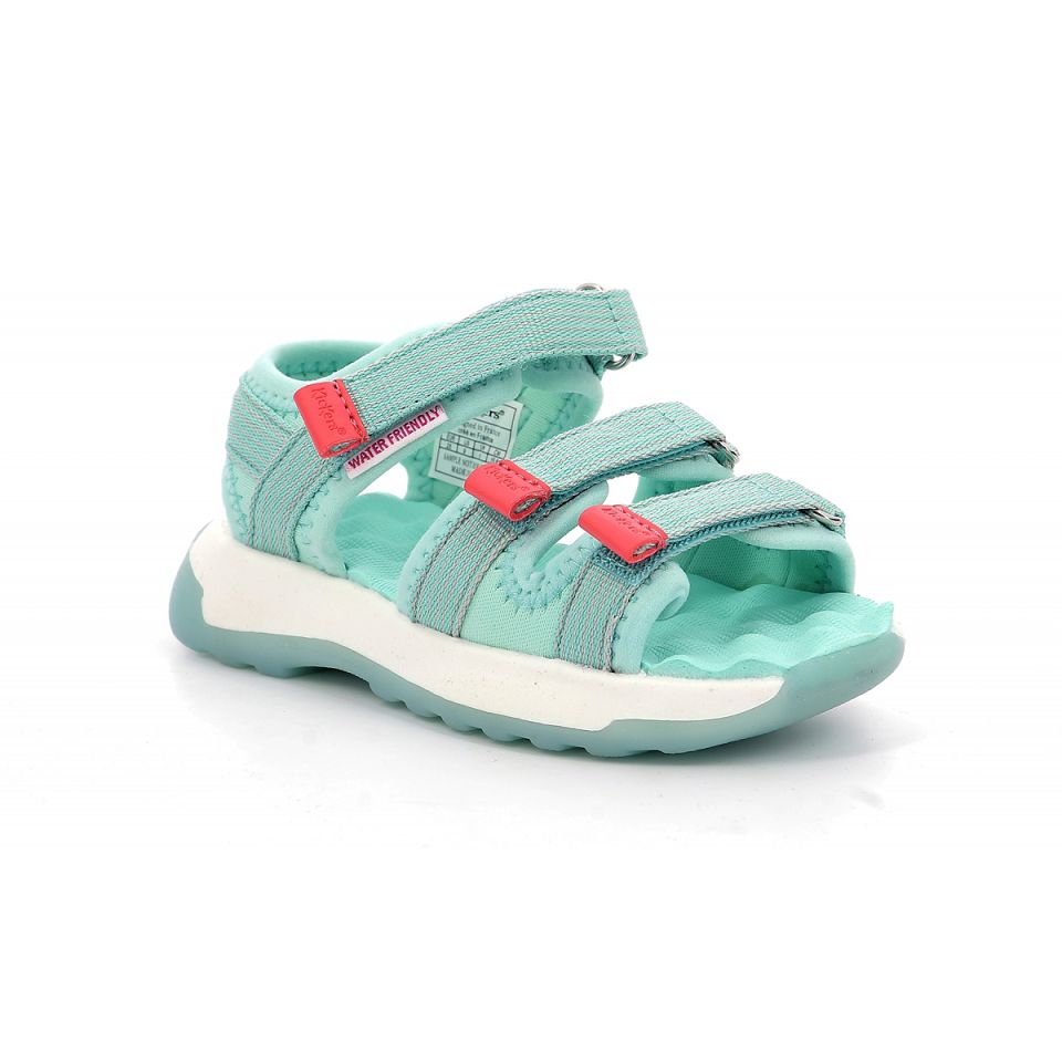 Kickers Kikco Sandaler Tjej Ljusblå | 87329-XJSO