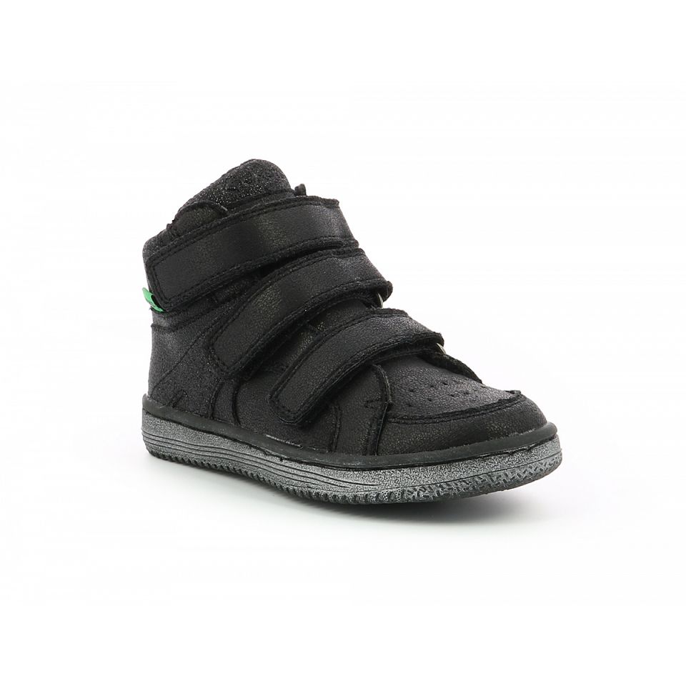 Kickers Lohan Sneakers Pojke Svarta | 51268-FXWG