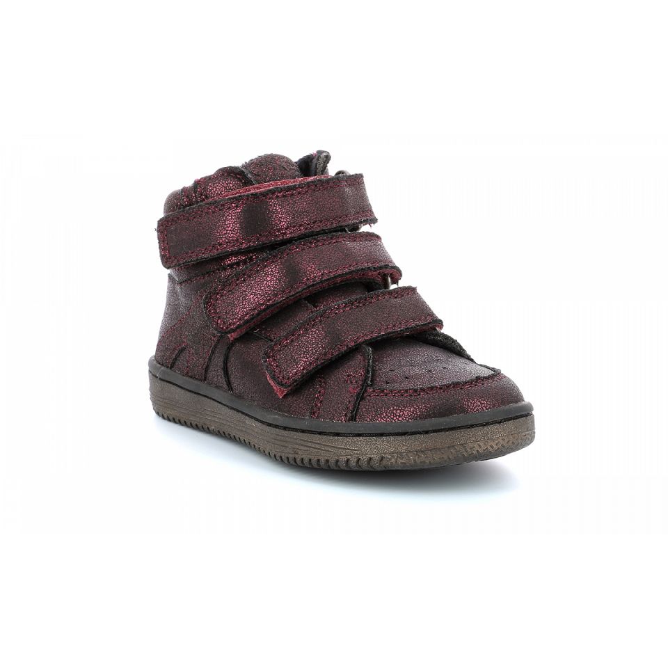 Kickers Lohan Sneakers Pojke Vinröda | 24658-PWSF