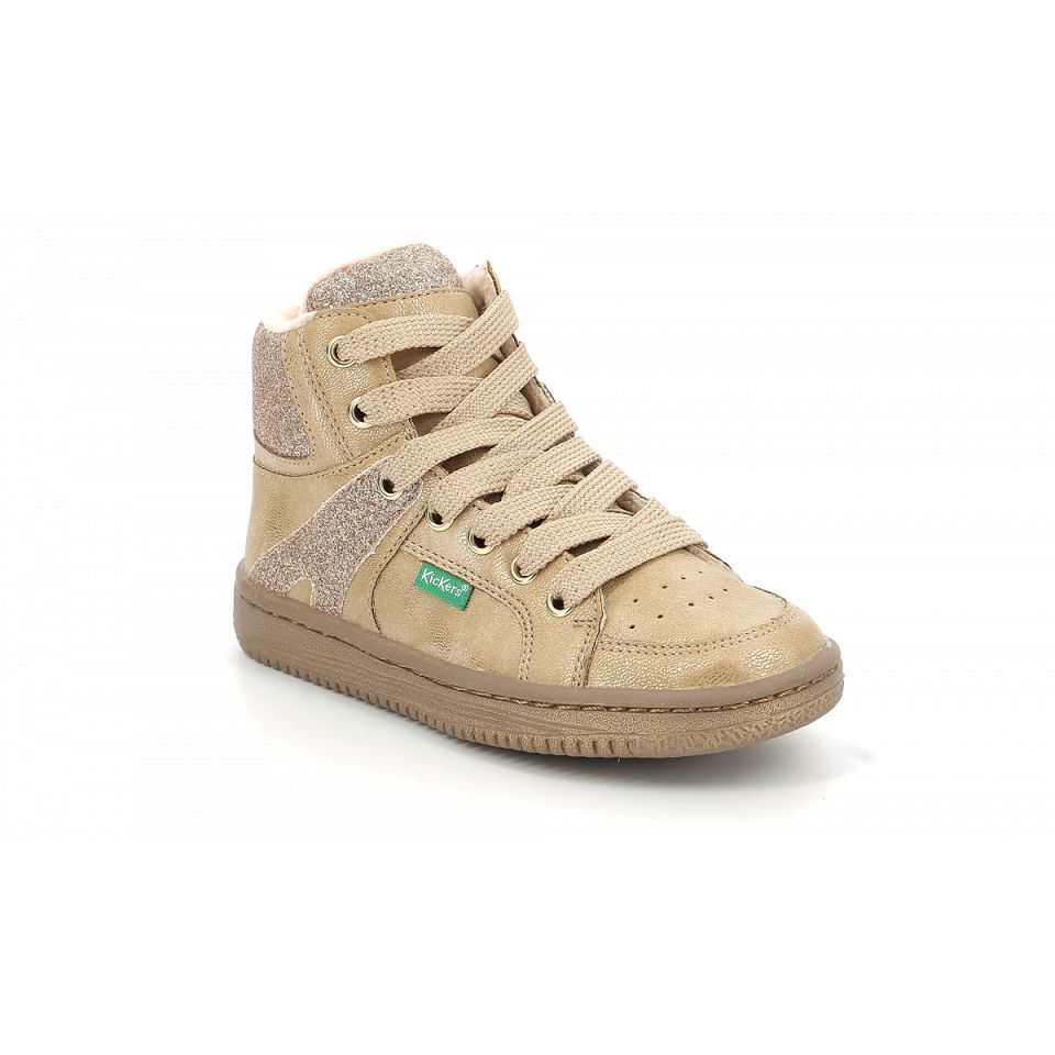 Kickers Lowell Sneakers Pojke Champagne | 14209-JHZA