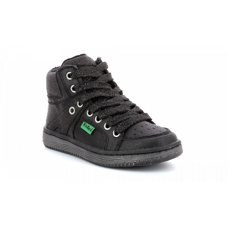 Kickers Lowell Sneakers Pojke Svarta | 39516-UKSX