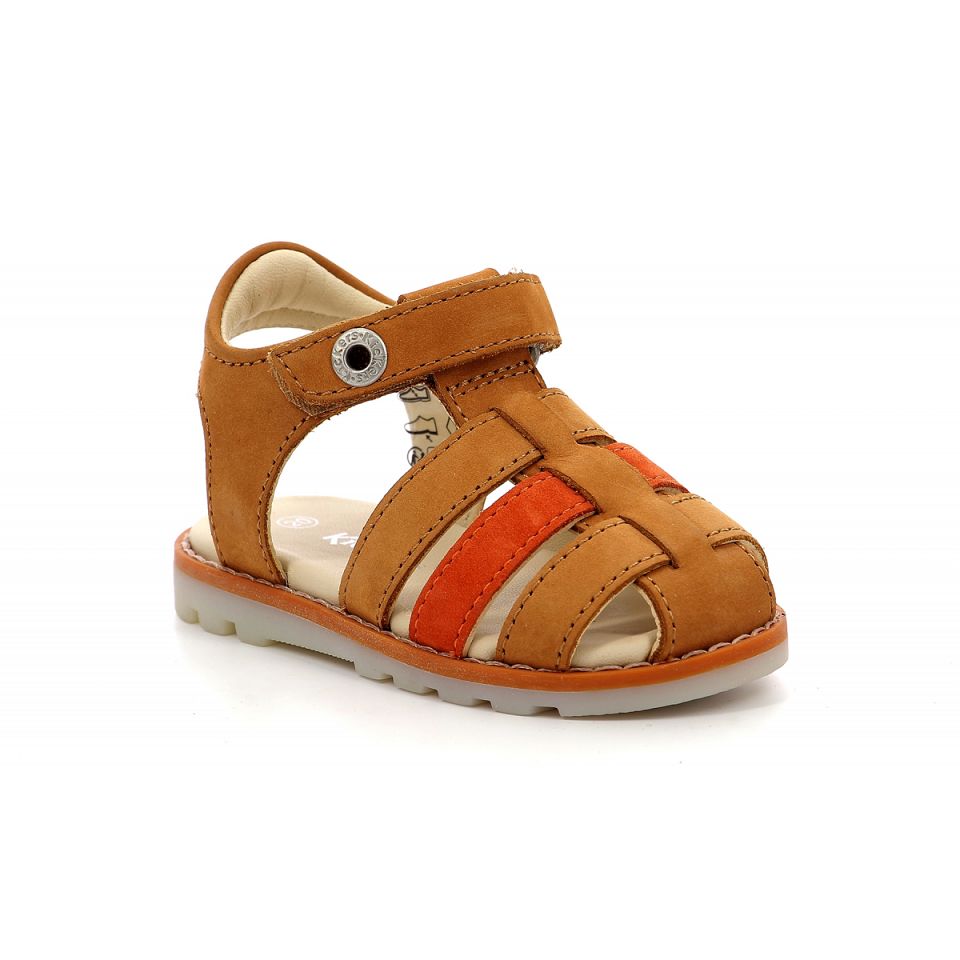 Kickers Nonosti Sandaler Pojke Camelange | 21034-EAOT