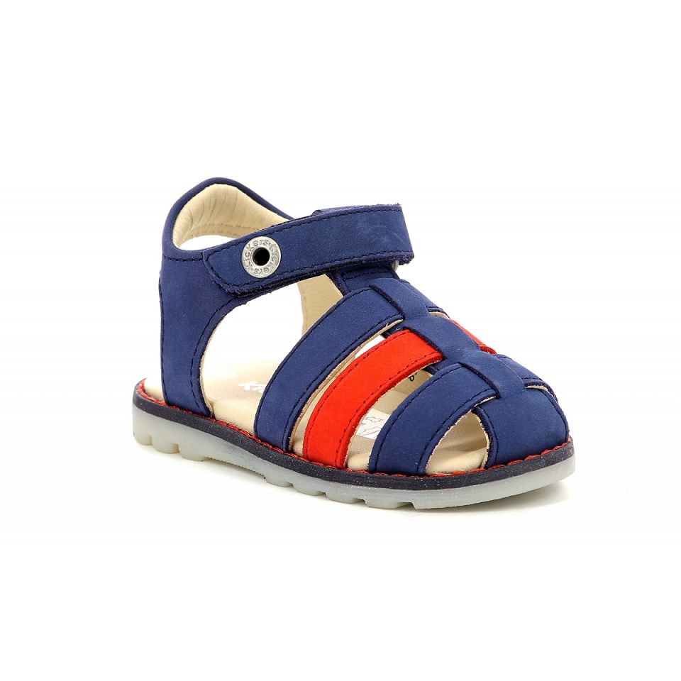 Kickers Nonosti Sandaler Pojke Röda | 65230-JGID