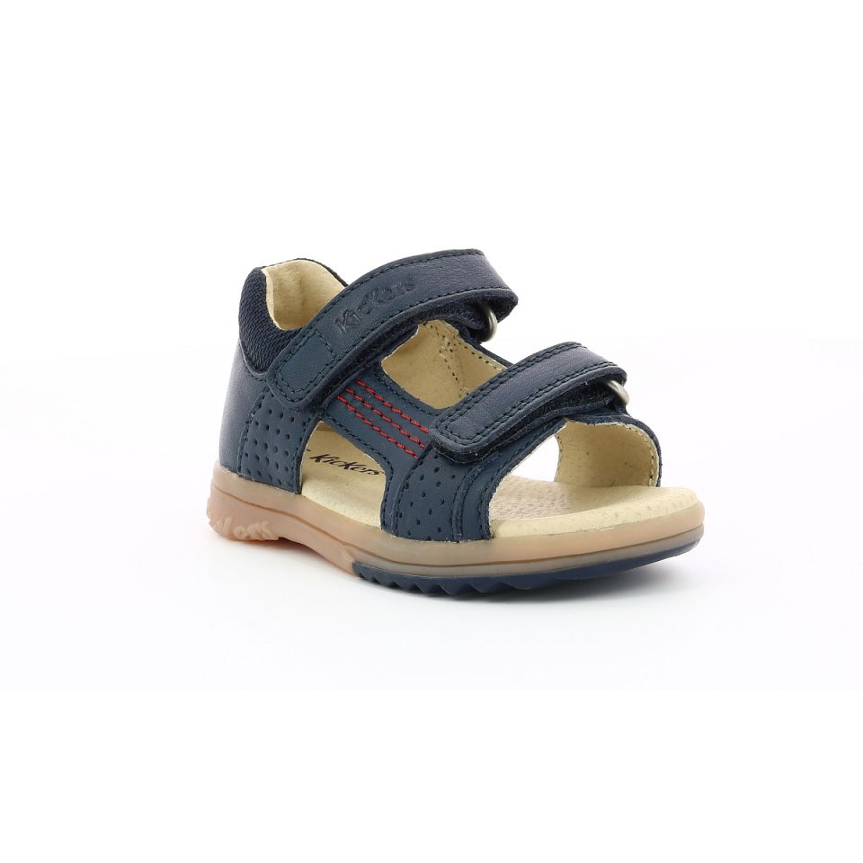 Kickers Plazabi Sandaler Pojke Marinblå | 26043-EMQF