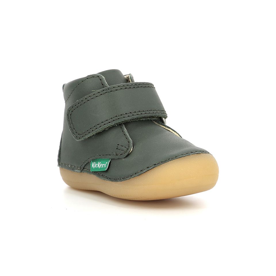 Kickers Sabio Stövlar Tjej Khaki | 62941-KULW
