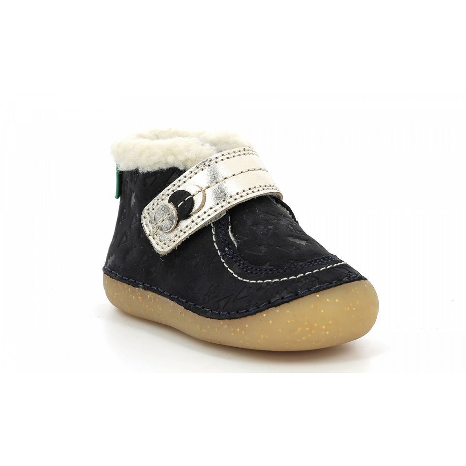Kickers So schuss Sneakers Tjej Marinblå | 56897-UVXN