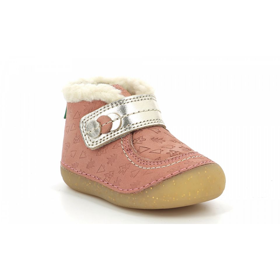 Kickers So schuss Sneakers Tjej Rosa | 74310-QDAR