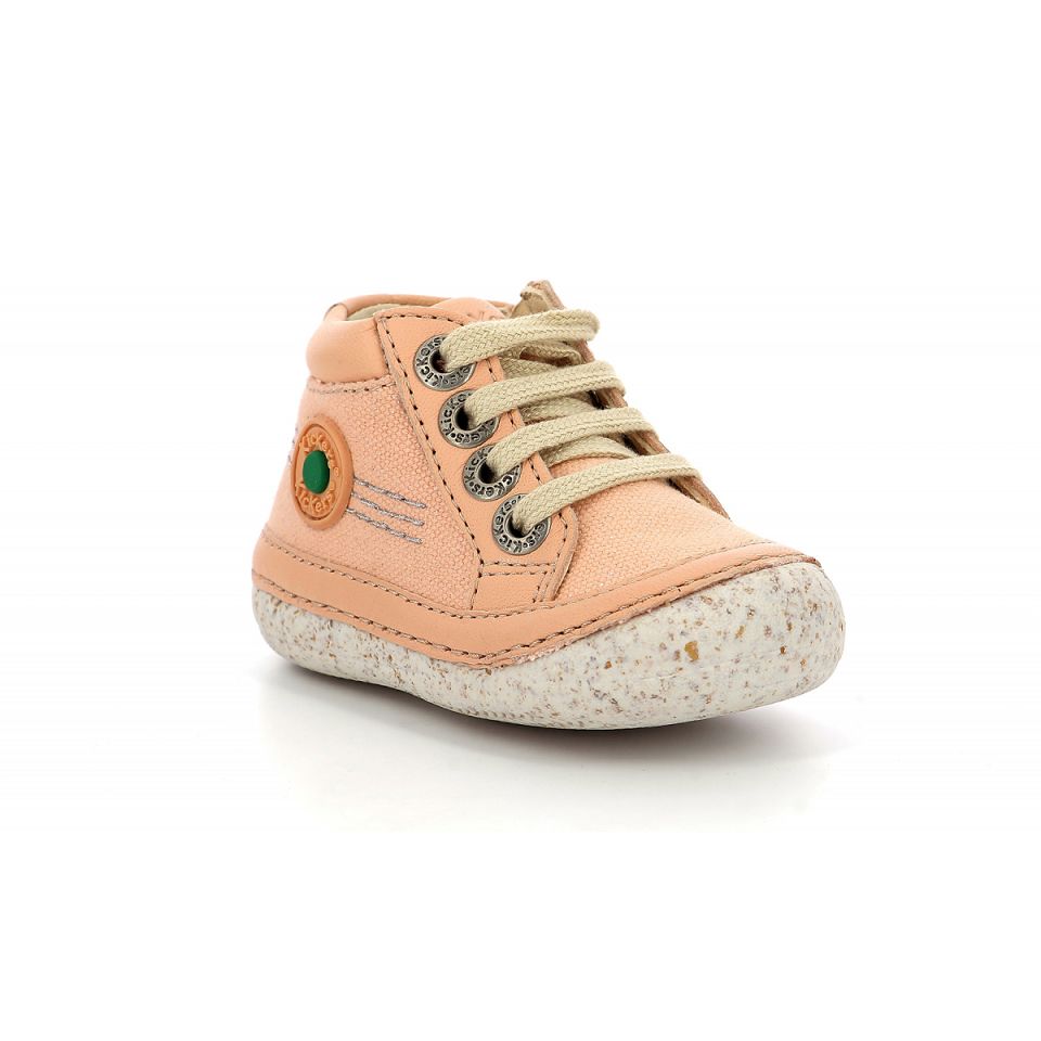 Kickers Sonistreet Sneakers Tjej Nude | 61597-PSXQ