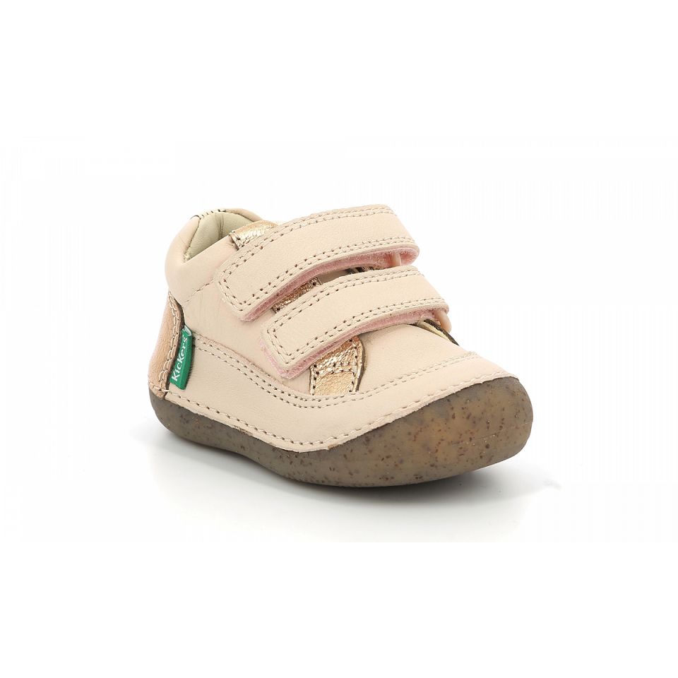 Kickers Sostankro Stövlar Tjej Ljusrosa Metal | 71495-AVJU