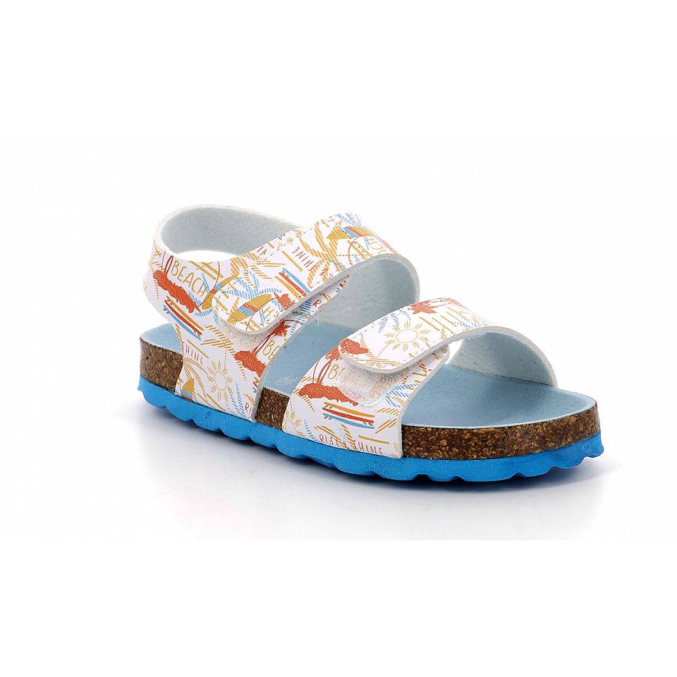 Kickers Summerkro Sandaler Tjej Vita | 73085-VUJD