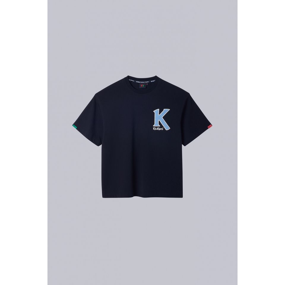 Kickers T Shirts Herr Svarta | 98074-UIZX