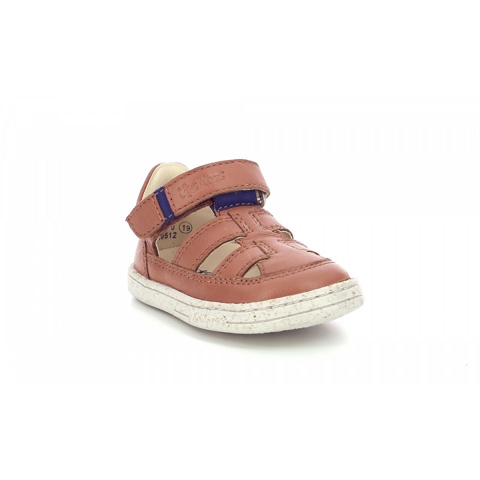 Kickers Tractus Sandaler Pojke Blå | 75809-BGNZ