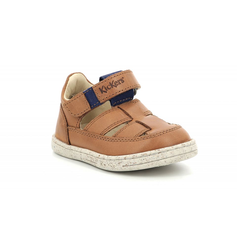 Kickers Tractus Sandaler Pojke Blå | 82390-MCZG