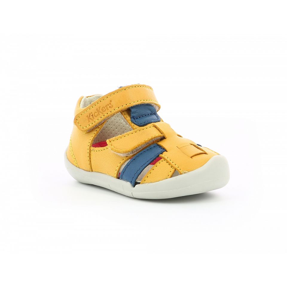Kickers Wasabou Sandaler Pojke Blå | 50176-DXLA
