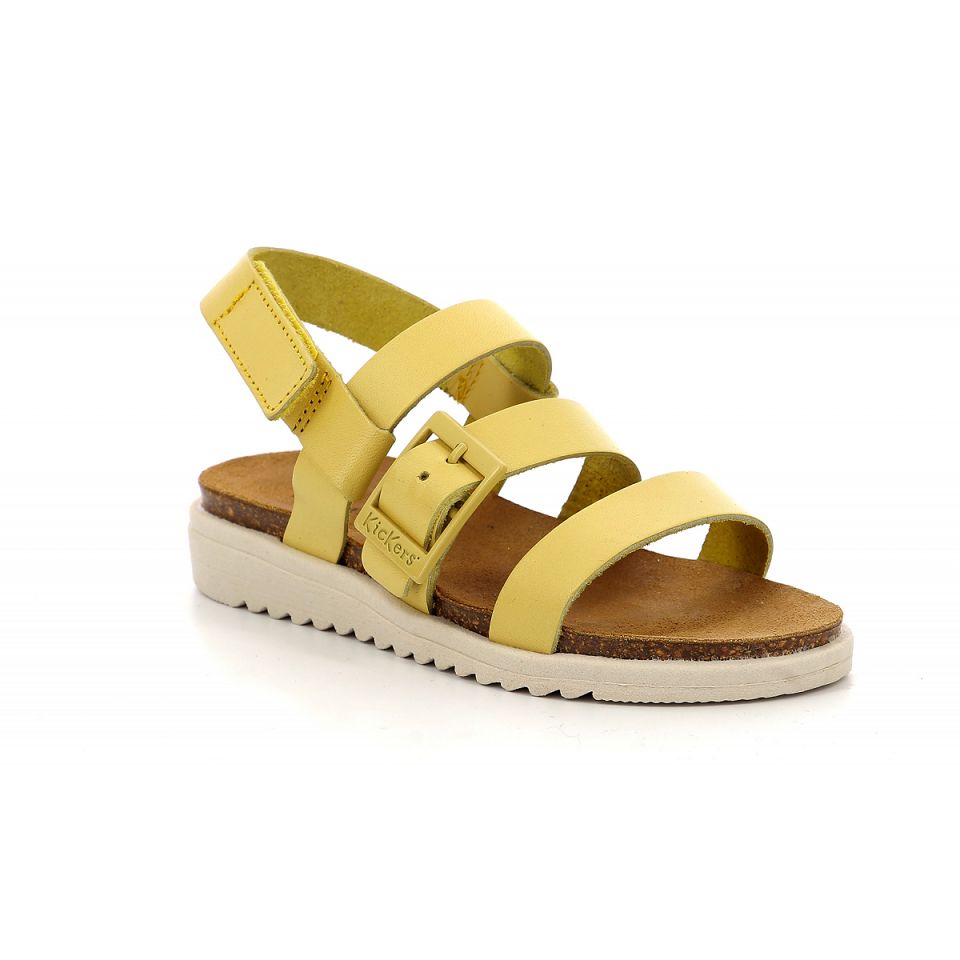 Kickers Alana kid Sandaler Tjej Gula | 26379-IJLG