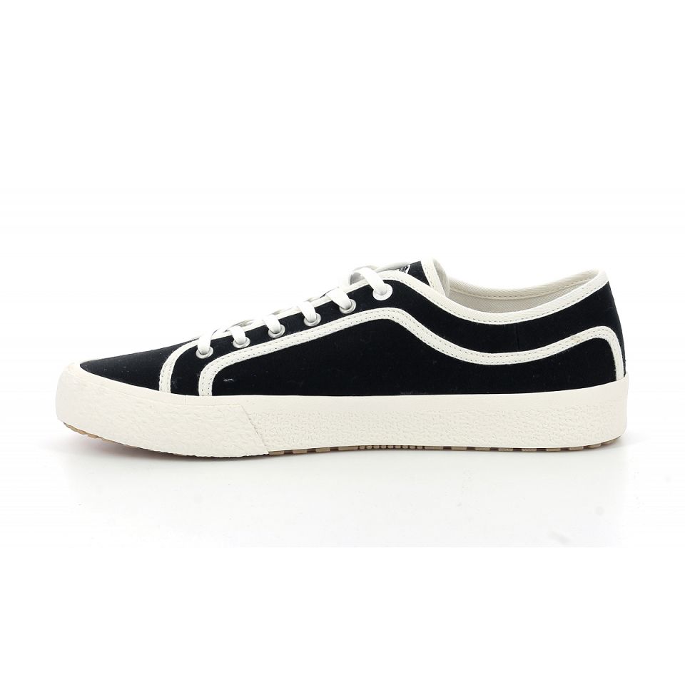 Kickers Arveil Sneakers Dam Black/White | 76915-JIZB