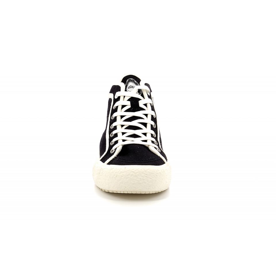 Kickers Arveiler Sneakers Dam Black/White | 64102-UBRH